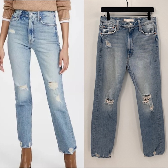 MOTHER Denim - Mother Superior The High Waisted Rider Skimp The Confession Jeans Size:30 FLAW